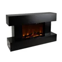 Focal Point Rivenhall Wall hung electric fireplace Black Electric Fire Rivenhall