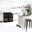 Leisure Cuisinemaster CS110F722K Black Freestanding Dual fuel Range cooker with Gas Hob