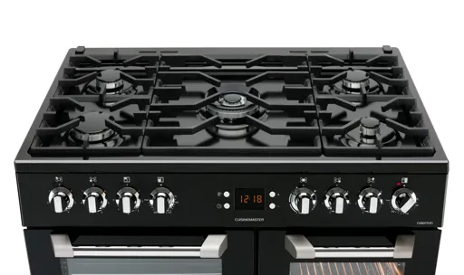 Leisure Cuisinemaster CS90F530K Black Freestanding Dual fuel Range cooker with Gas Hob