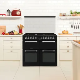 Leisure Chefmaster CC100F521K Freestanding Dual fuel Range cooker with Gas & electric Hob