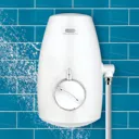 Aqualisa Aquastream thermostatic power shower white