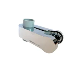 Aqualisa Pinch grip chrome sliding shower handset holder for 25mm rail