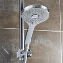 Aqualisa Unity Q smart exposed shower pumped with adjustable handset and ceiling head