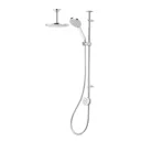 Aqualisa Unity Q smart exposed shower pumped with adjustable handset and ceiling head