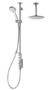 Aqualisa iSystem Smart Exposed Shower - Adjustable & Ceiling Fixed heads (Pumped for Gravity)