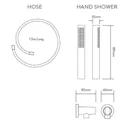 Aqualisa Dream Thermostatic Mixer Shower with Adjustable Head & Wall Fixed Head - Round