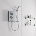 Gainsborough Slim Duo Electric Shower Titanium Grey 8.5kw - GSDTG85