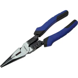 Faithfull High Leverage Long Nose Pliers - 230mm