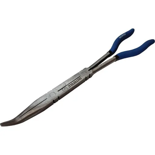 Faithfull Long Reach Bent Nose Pliers - 335mm