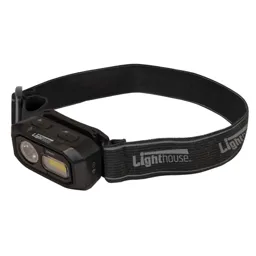 Lighthouse Elite Sensor Rechargeable LED Head Torch - Black