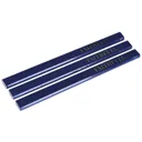 Faithfull Soft Carpenters Pencils Blue - Pack of 3