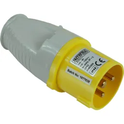Faithfull Yellow Plug 16 amp 110v - 110v
