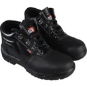 Scan Mens Dual Density Chukka Safety Boots - Black, Size 6