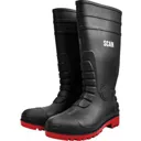 Scan Safety Wellington Boots - Dark Green, Size 6