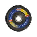 Faithfull Zirconium Abrasive Flap Disc - 100mm, Fine