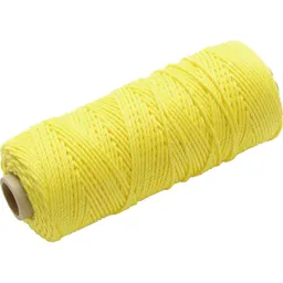 Faithfull Hi Vis Nylon Brick Line - Yellow