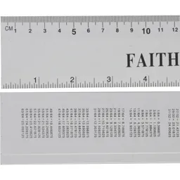 Faithfull Aluminium Rule - 12" / 300mm