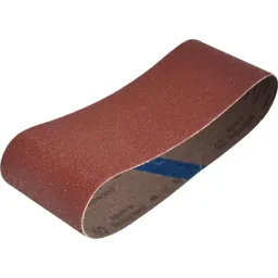 Faithfull Cloth Sanding Belts 75 x 457mm - 75mm x 457mm, 40g, Pack of 3