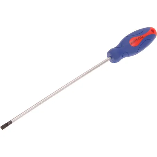 Faithfull Soft Grip Parallel Slotted Tip Screwdriver - 6.5mm, 250mm