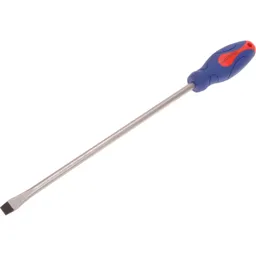 Faithfull Soft Grip Flared Slotted Tip Screwdriver - 12mm, 300mm