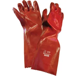 Scan PVC Long Gauntlet Glove - L