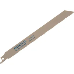 Faithfull S1118BF Metal Reciprocating Saw Blades - 200mm, Pack of 5
