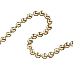 Faithfull Ball Chain Polished Brass - 3.2mm, 10m