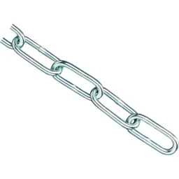 Faithfull Zinc Plated Chain - 2.5mm, 2.5m