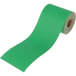 Faithfull Green Aluminium Oxide Sanding Roll - 100mm, 50m, 80g