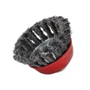 Faithfull Twisted Knot Wire Cup Brush - 65mm, M14 Thread