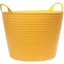 Faithfull Flex Tub Heavy Duty Flexible Bucket - 42l, Yellow