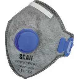 Scan FFP2 Fold Flat Disposable Odour Mask Valved - Pack of 3