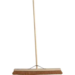 Faithfull Soft Coco Broom and Handle and Stay - 36"