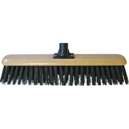 Faithfull Threaded Socket Black PVC Platform Broom Head 18" - 18"