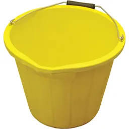 Faithfull General Purpose Bucket - 14l, Yellow