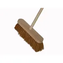Faithfull Coco Varnished Broom 12" and Handle - 12"