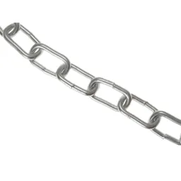 Faithfull A Link Metal Zinc Plated Chain - 5mm, 10m
