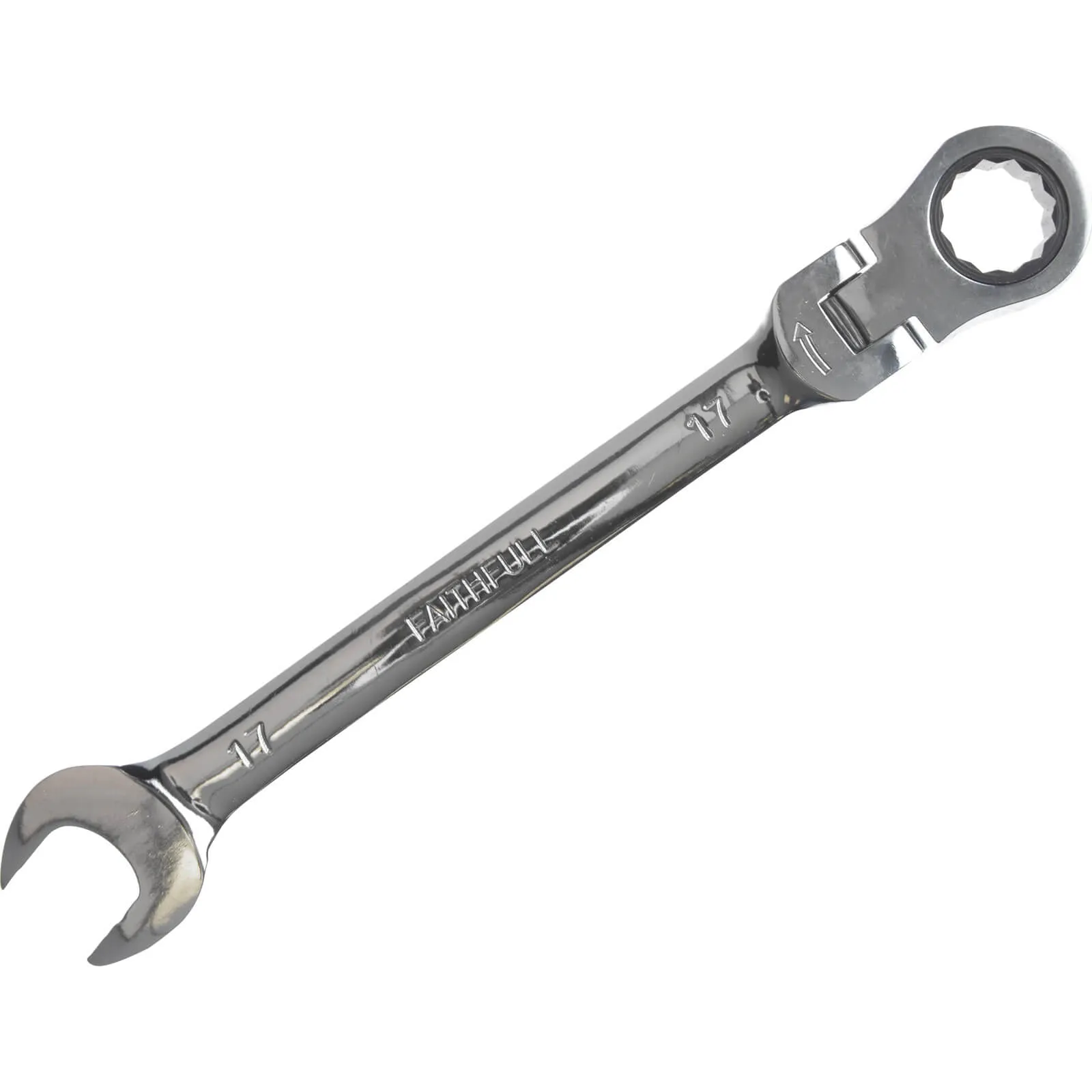 Faithfull Flexible Ratchet Combination Spanner - 17mm