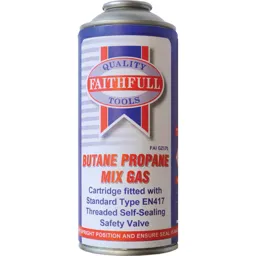 Faithfull Butane Propane Gas Cartridge - 170g