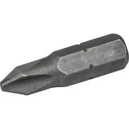 Faithfull Phillips S2 Grade Steel Screwdriver Bits - PH1, 25mm, Pack of 3
