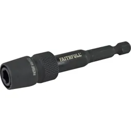 Faithfull Impact Rated Quick Release Bit Holder - 75mm