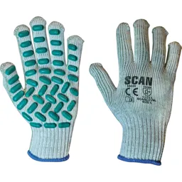 Scan Vibration Resistant Latex Foam Gloves - L
