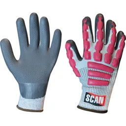 Scan Anti Impact Latex Cut 5 Gloves - XL