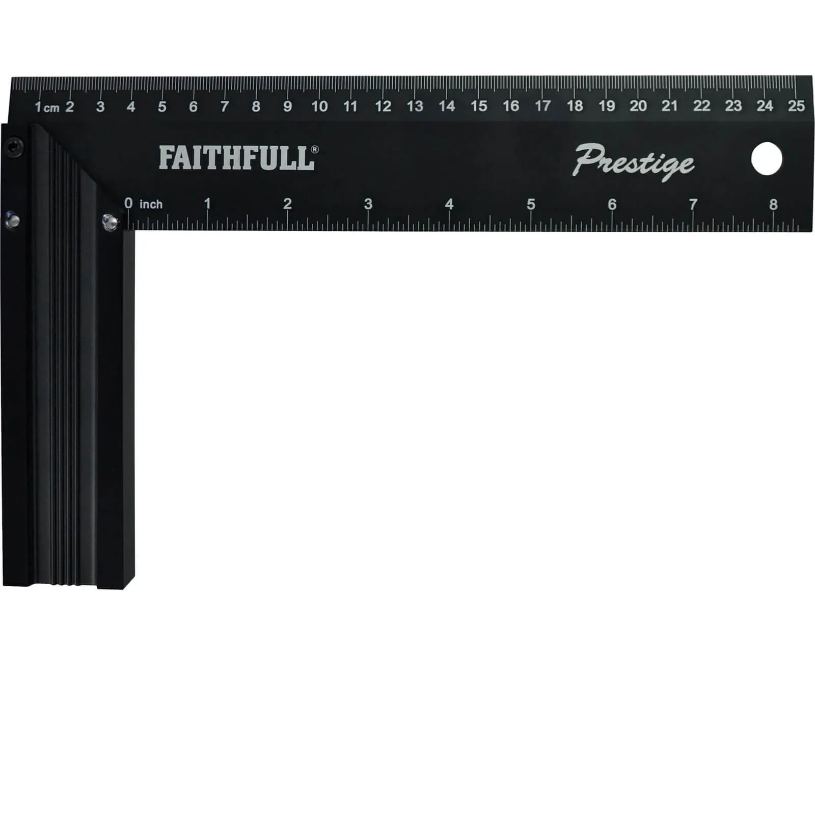 Faithfull Prestige Try Square Black Aluminium - 250mm