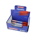 Faithfull Marker Crayons - RED, pack of 30