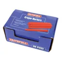 Faithfull Marker Crayons - RED, pack of 30