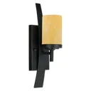 Wall lamp Kyle with onyx lampshade