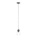 Glass hanging lamp Brinley one-bulb