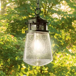 Stylish Lyndon pendant light for outdoors