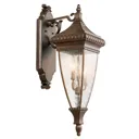 Ornate Venetian Rain lantern wall light